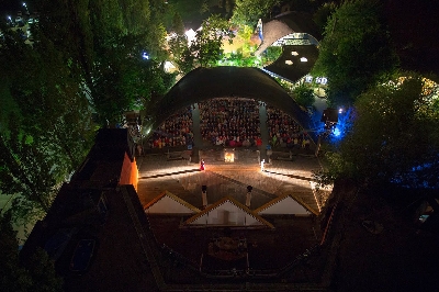 Blick in den Zuschauerbereich